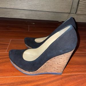 Heeled wedges.